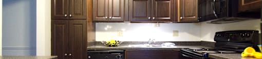 Spacious Kitchen in East Lansing Apartments near Michigan State University | The Pines