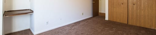 Spacious bedrooms in East Lansing Apartments near Michigan State University | Woodmere