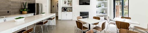 Lounge at THE CLUBS AT RHODES RANCH APARTMENT HOMES, Las Vegas, Nevada