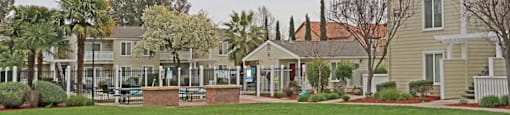 Exterior buildings view with grass area at PARKSIDE BRENTWOOD, Brentwood, 94513