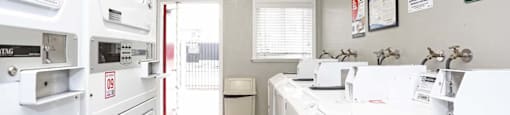Laundry  facility at PARKSIDE BRENTWOOD, Brentwood California