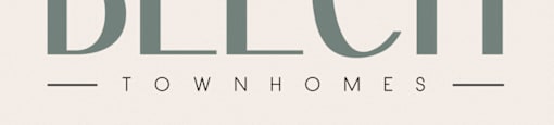 logo for beech townhome