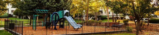 Playground area at Edgewater Apartments Boise, Idaho
