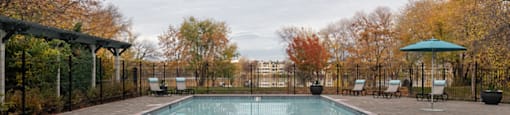 Pool With Sunning Deck at Edgewater Apartments Boise, Idaho