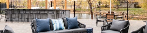 Spacious, Landscaped Patio and Private Courtyard at Edgewater Apartments Boise, Boise