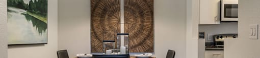 Artistic Finished Dining Room at Edgewater Apartments Boise, Boise, ID