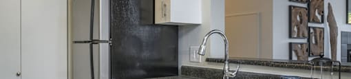 Granite Counter Tops In Kitchen at Edgewater Apartments Boise, Idaho