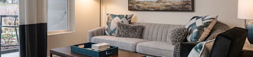 Living Room at Edgewater Apartments Boise, Idaho, 83703