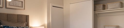 Bedroom With Closet at Edgewater Apartments Boise, Boise, Idaho