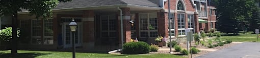 Beautifully Landscaped Grounds With Walking Trails at Nicolet Highlands Apartments 55+, Depere, Wisconsin