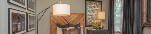 Bedroom furnished model