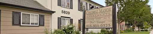 Apartments for rent in Van Nuys Monument Sign