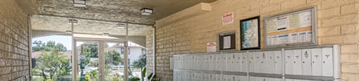 Resident Mailboxes in Sherman Oaks Apartments