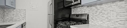 Furnished Kitchen at Hillside View, Los Angeles
