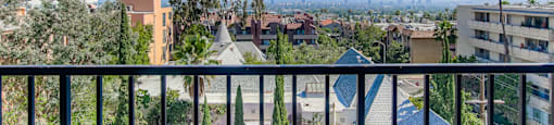 View From Balcony at Hillside View, Los Angeles, California