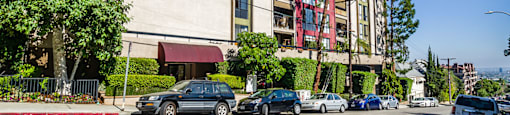Off Street Parking at Hillside View, California