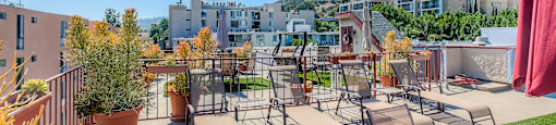 Rooftop Decks at Joro Properties, Hollywood, CA, 90046