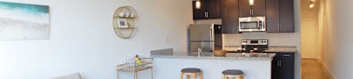The Seaboard Building Living Room and Kitchen