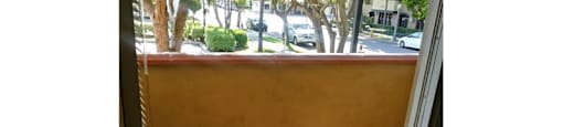 Patio area at KLIMPEL MANOR Apartments, California