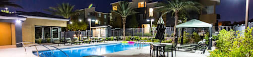 Pool and Spa at THE MARTIN APARTMENT HOMES, Las Vegas, NV, 89148