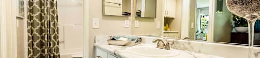 Bathroom at SERRANO HIGHLANDS APARTMENT HOMES, Lake Forest, California