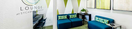 Work Space at SYCAMORE GREENS APARTMENT HOMES, California