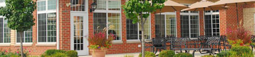 Beautifully-Landscaped Grounds at Wildwood Highlands Apartments & Townhomes 55+, Menomonee Falls, WI,53051