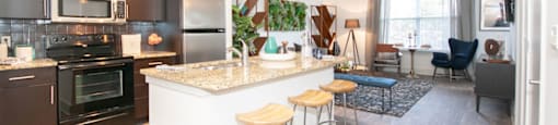 Gourmet Kitchen at Glenwood Park Lofts, Atlanta