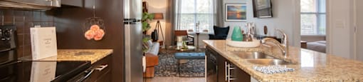 Modern Kitchen at Glenwood Park Lofts, Atlanta, GA, 30316