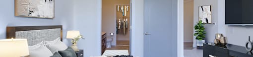 Bedroom With Closet at Poplar Creek Apartments, Brookfield, 53045