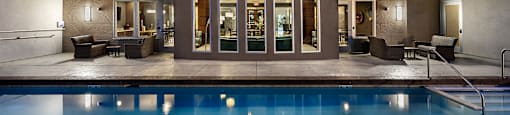 Pool With Clubhouse View at Poplar Creek Apartments, Brookfield, 53045