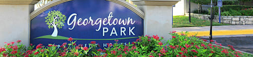 Entry monument sign at GEORGETOWN PARK, Georgetown