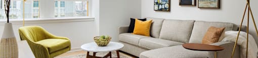Living room area at The Commonwealth, Pennsylvania