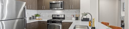 Unit Kitchen at Aventine Apartments in Hercules, CA 94547
