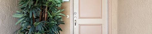Home entrance at River Oaks in Oceanside, CA