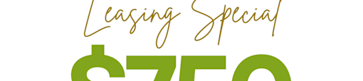 The Summit Apartments offering a leasing special of $750 off move-in.