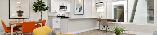 Living Area With Dining at Kling Trio Apartments, Valley Village