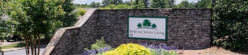 front entrance sign
