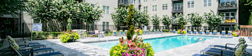 Pool With Sundeck at Glenwood Park Lofts, Georgia