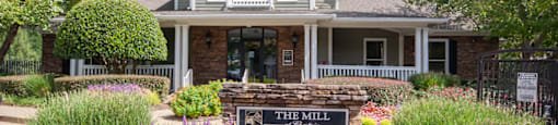 Clubhouse Exterior at The Mill at Chastain, Kennesaw, GA