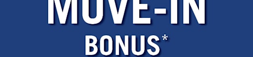 A blue background with the text "ASK ABOUT OUR MOVE-IN BONUS" and the Realstar logo.