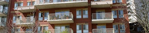 Building exterior highlighting top of the line design