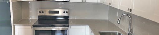 San Remo/Monaco in Toronto, ON kitchen with stainless steel appliances