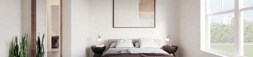 Large Bedroom at The Landing at Hub City, Plymouth Wisconsin  