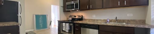 Upgraded kitchen with historic vintage charm - 2 Bedroom A