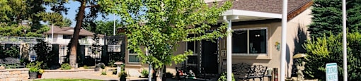 Rental Center with New Landscaping and Walkways