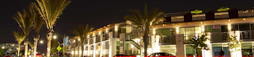 View of the community at night