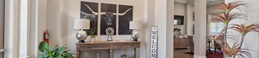 Lobby at Residences at the Landing, Texas