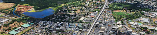 a city from the air