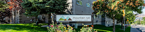 the building in which the apartment is located at Mountain Run Apartments, Orem, UT 